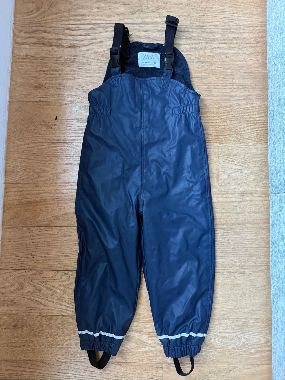 Zara Navy Blue Waterproof Kids Overalls
